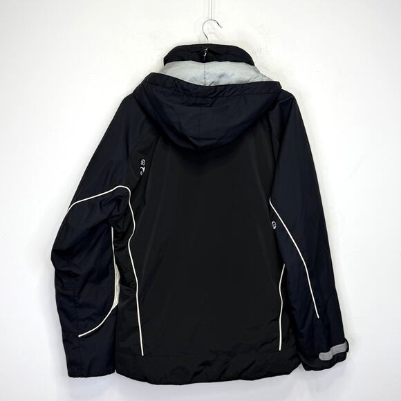 ROSSIGNOL Mens Ski Snowboard Jacket Black Insulated Waterproof Hooded Coat Large - Picture 5 of 16